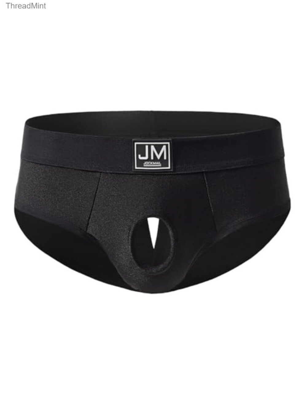Men's Low Rise Mesh Briefs with Open Cutout Design, Breathable Quick Dry